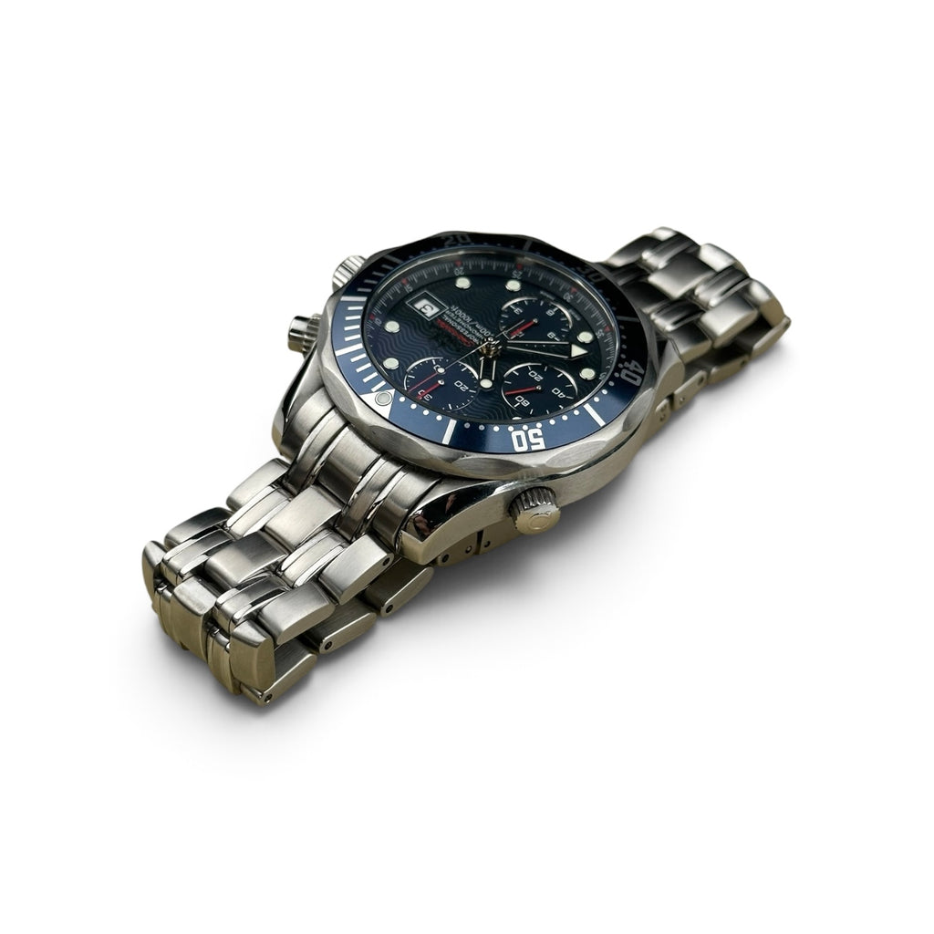 Omega Diver Chronograph Blue 2225.80 Box Papers 2013