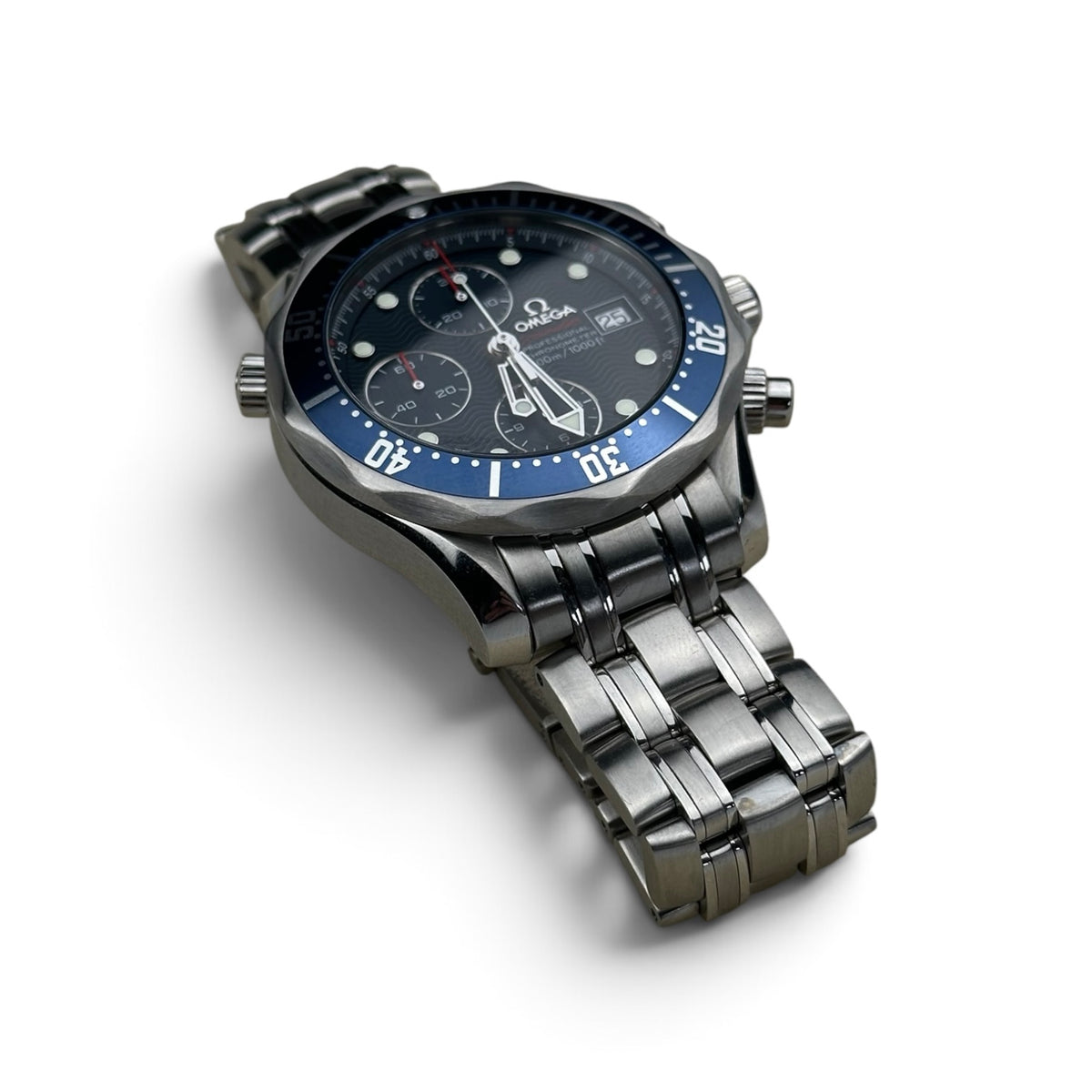 OMEGA Diver Chronograph Blue - 2225.80 Box Papers