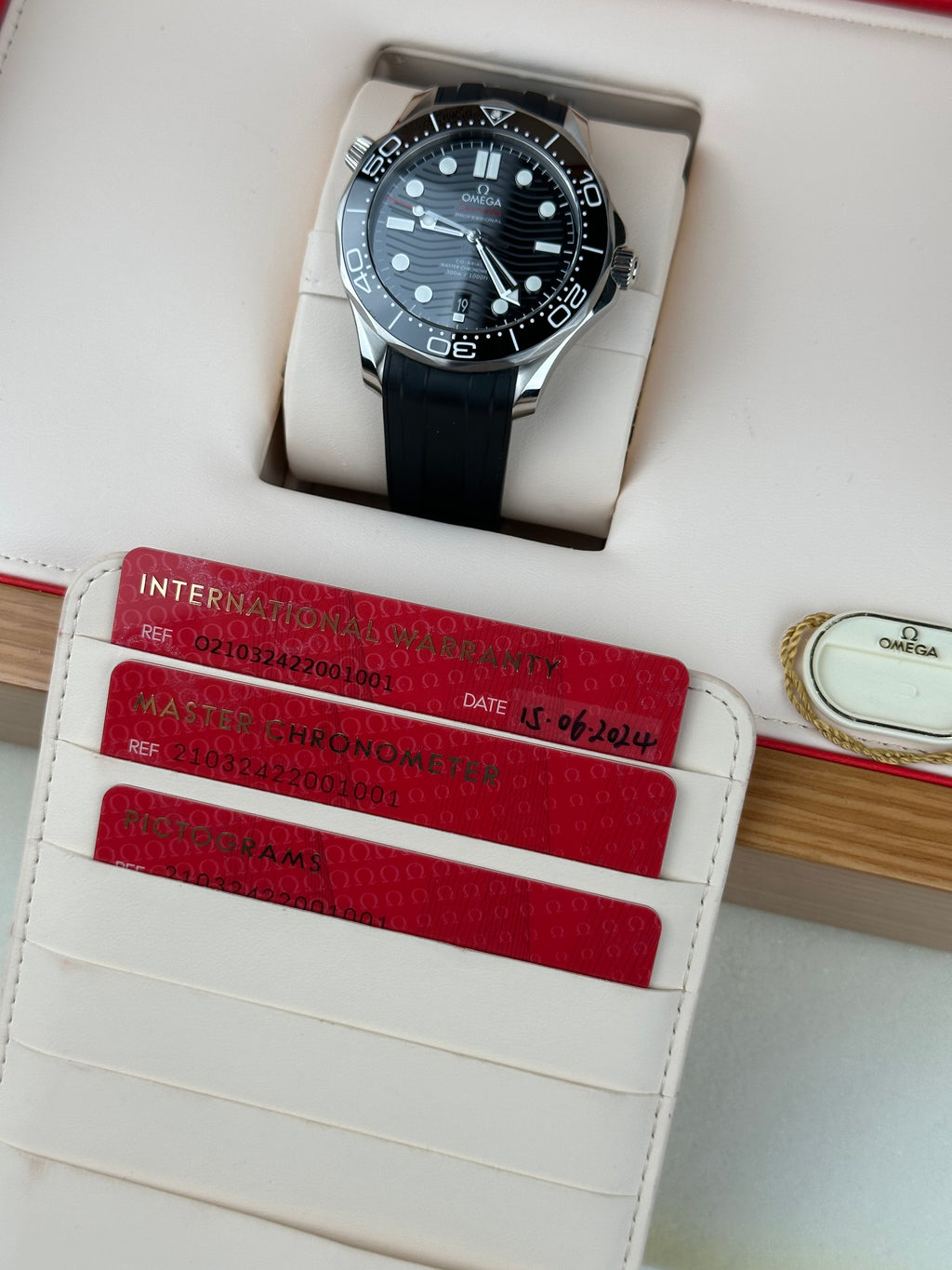 2024 Omega Seamaster 300M Black - 210.32.42.20.01.001 Box Papers
