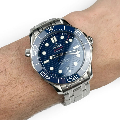 2023 Omega Seamaster 300M Blue - 210.30.42.20.03.001 Box Papers