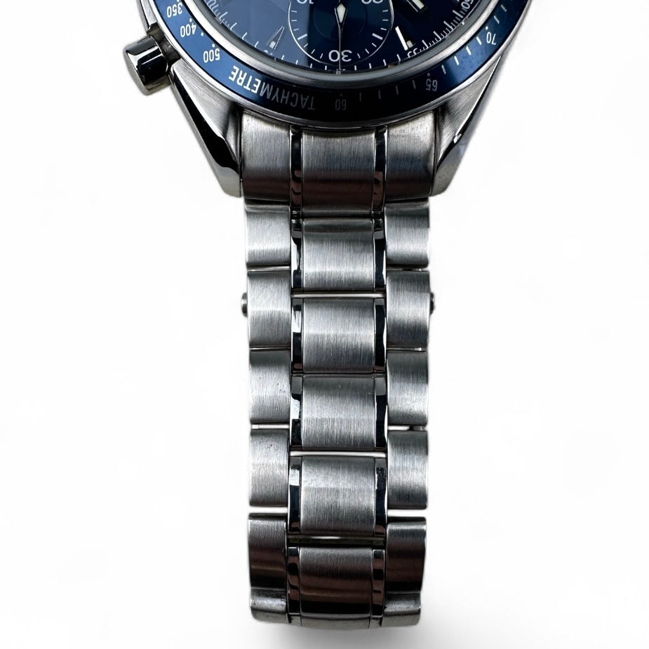 Omega Speedmaster Date Blue - 3212.80 40mm Box Papers