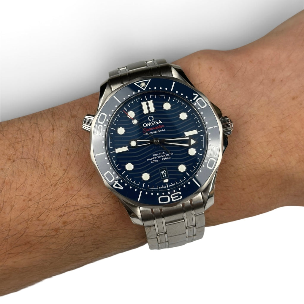 2024 Omega Seamaster 300M Blue - 210.30.42.20.03.001 Box Papers