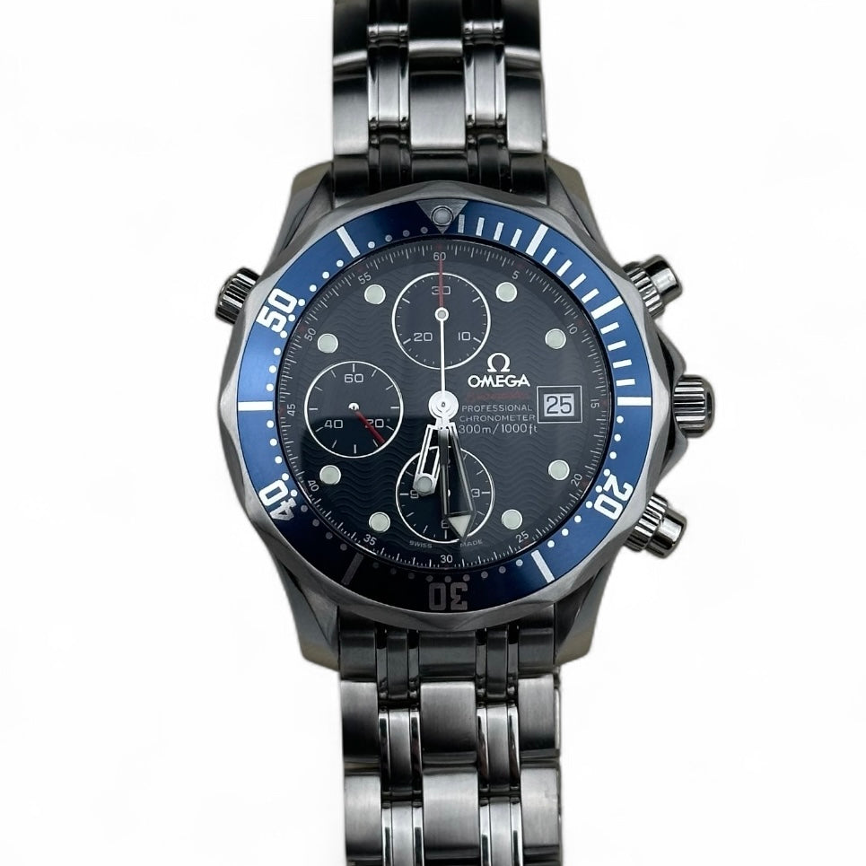 OMEGA Diver Chronograph Blue - 2225.80 Box Papers