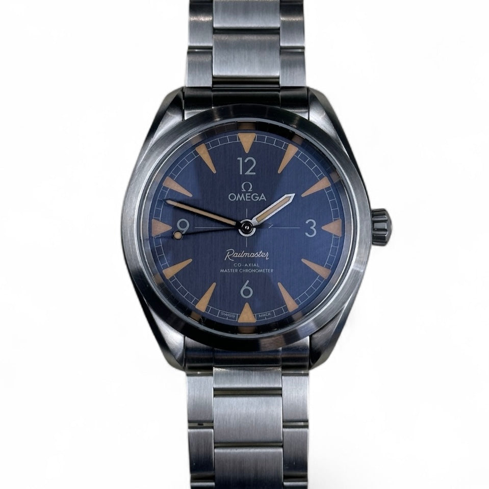2025 Omega Railmaster Black - 220.10.40.20.01.001 Box Papers
