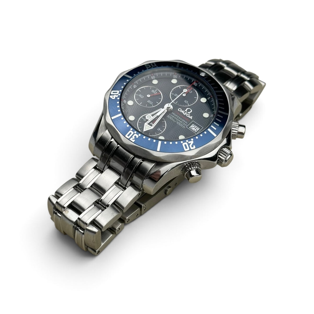 OMEGA Diver Chronograph Blue - 2225.80 Box Papers