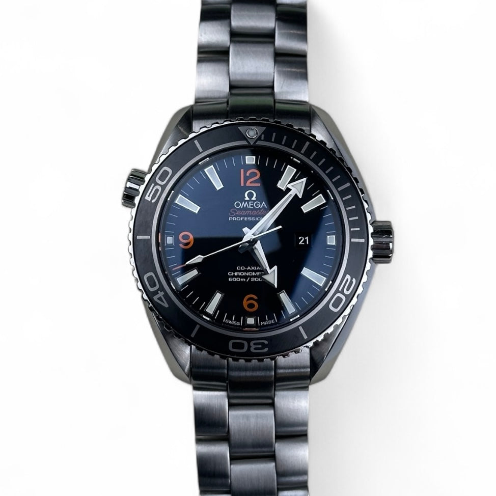 Omega Planet Ocean Black 38mm - 232.30.38.20.01.001 Box Papers
