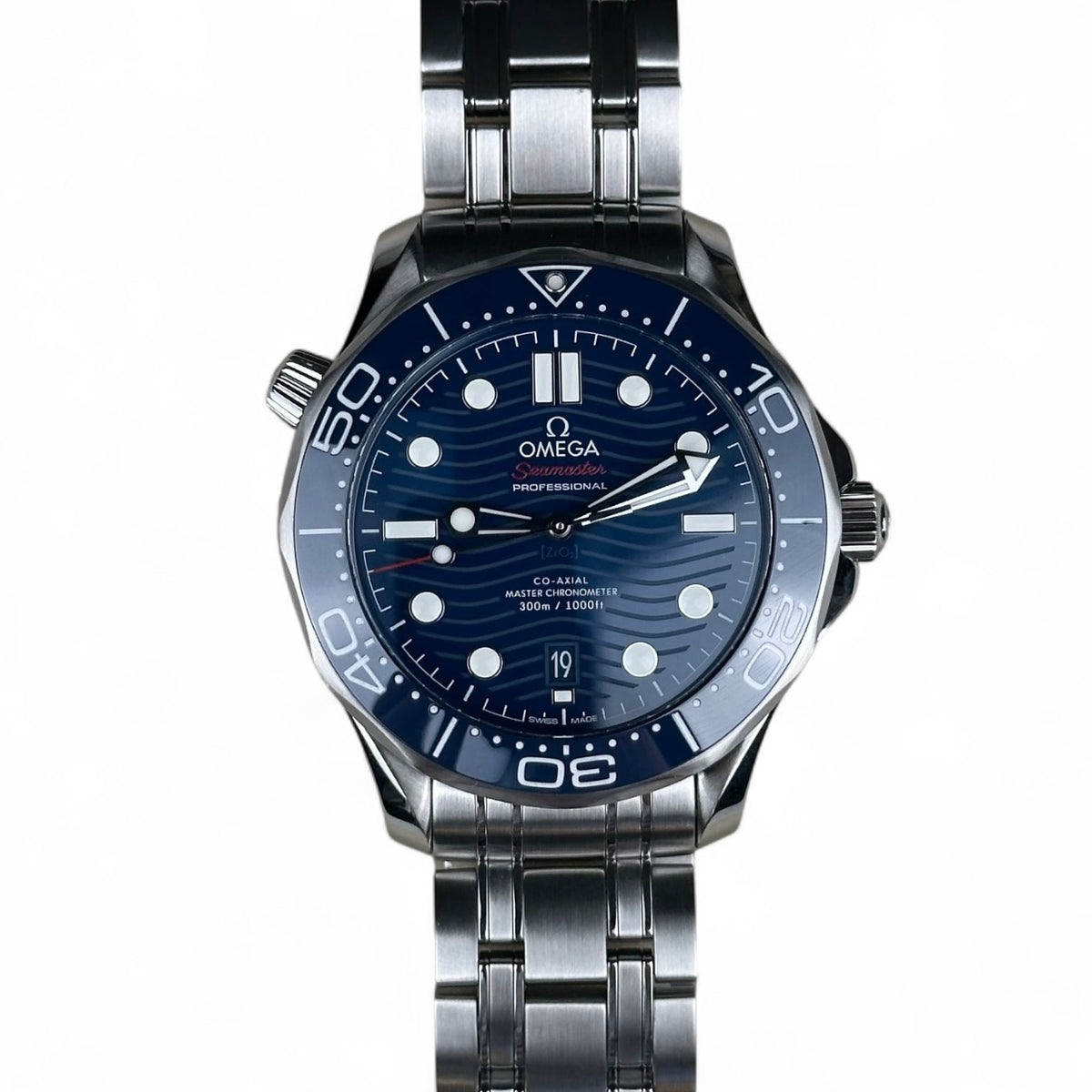 2024 Omega Seamaster 300M Blue - 210.30.42.20.03.001 Box Papers