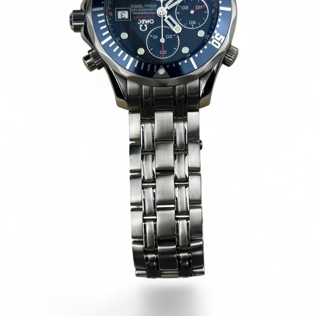 Omega Diver Chronograph Blue 2225.80 Box Papers 2013