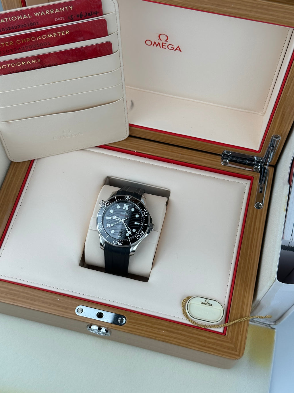 2024 Omega Seamaster 300M Black - 210.32.42.20.01.001 Box Papers