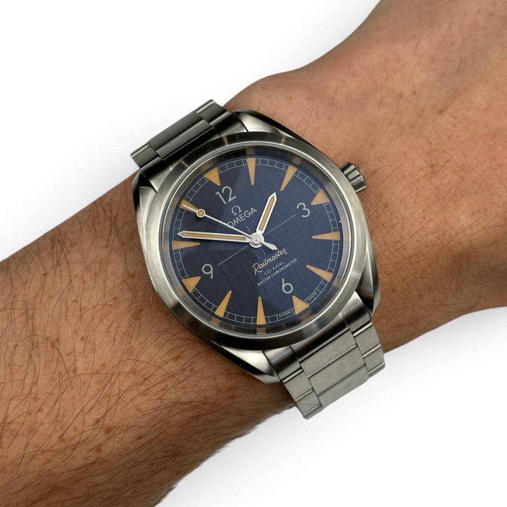 2025 Omega Railmaster Black - 220.10.40.20.01.001 Box Papers