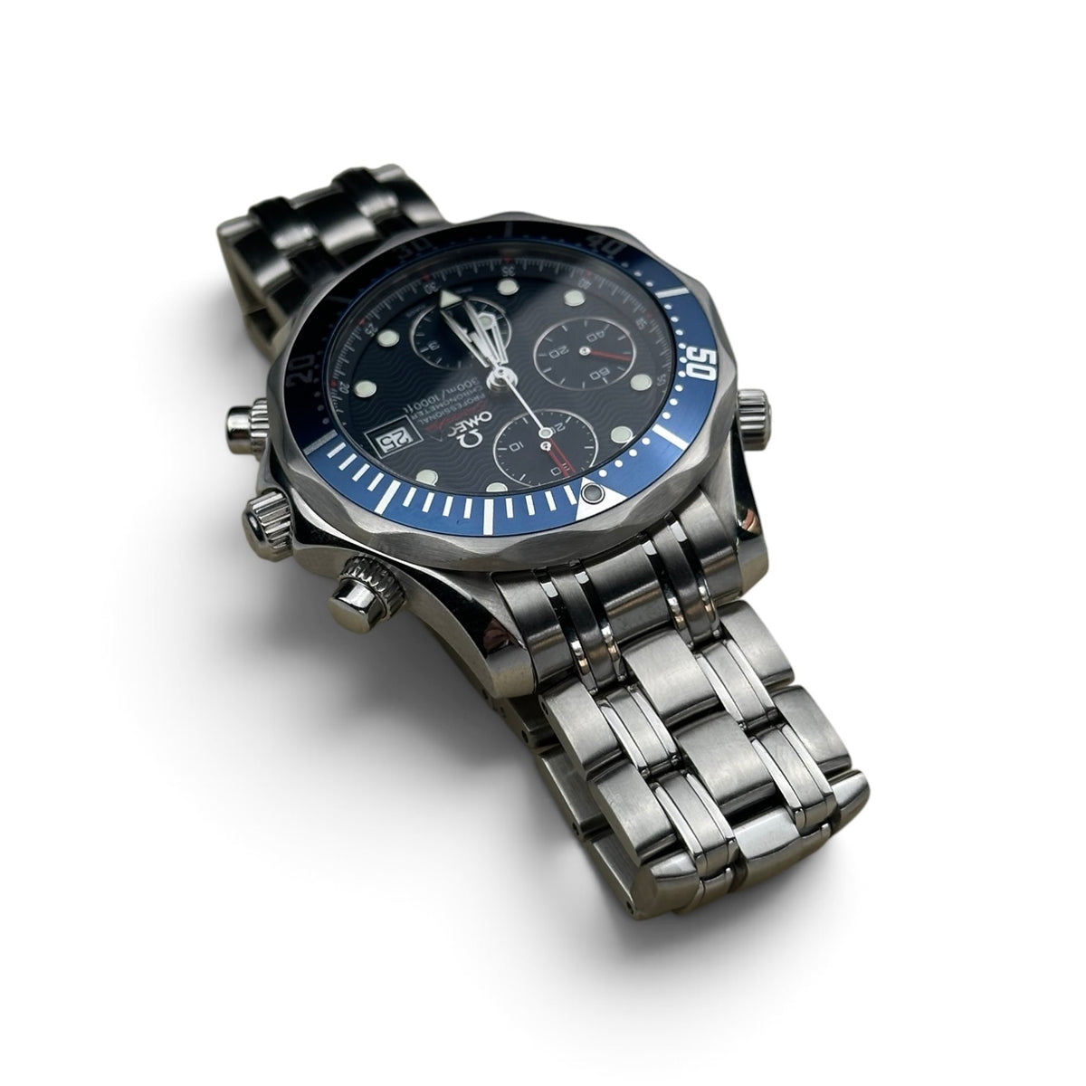 OMEGA Diver Chronograph Blue - 2225.80 Box Papers