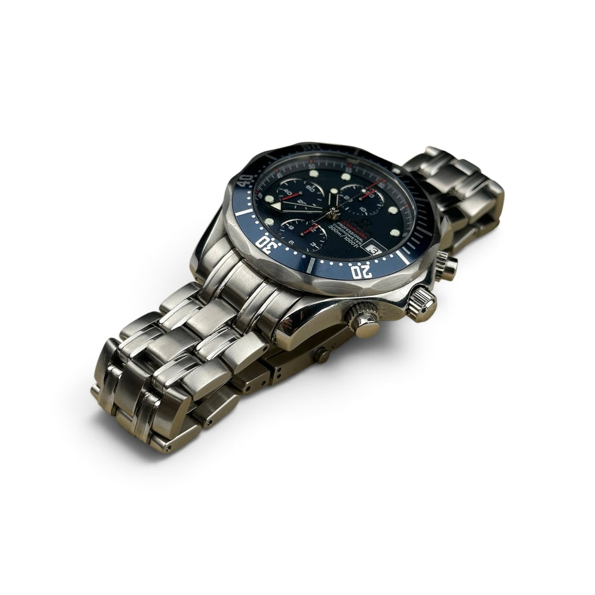 Omega Diver Chronograph Blue 2225.80 Box Papers 2013