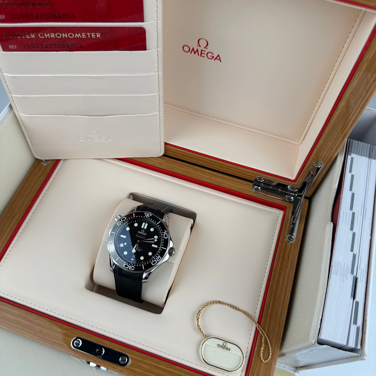 2024 Omega Seamaster 300M Black - 210.32.42.20.01.001 Box Papers