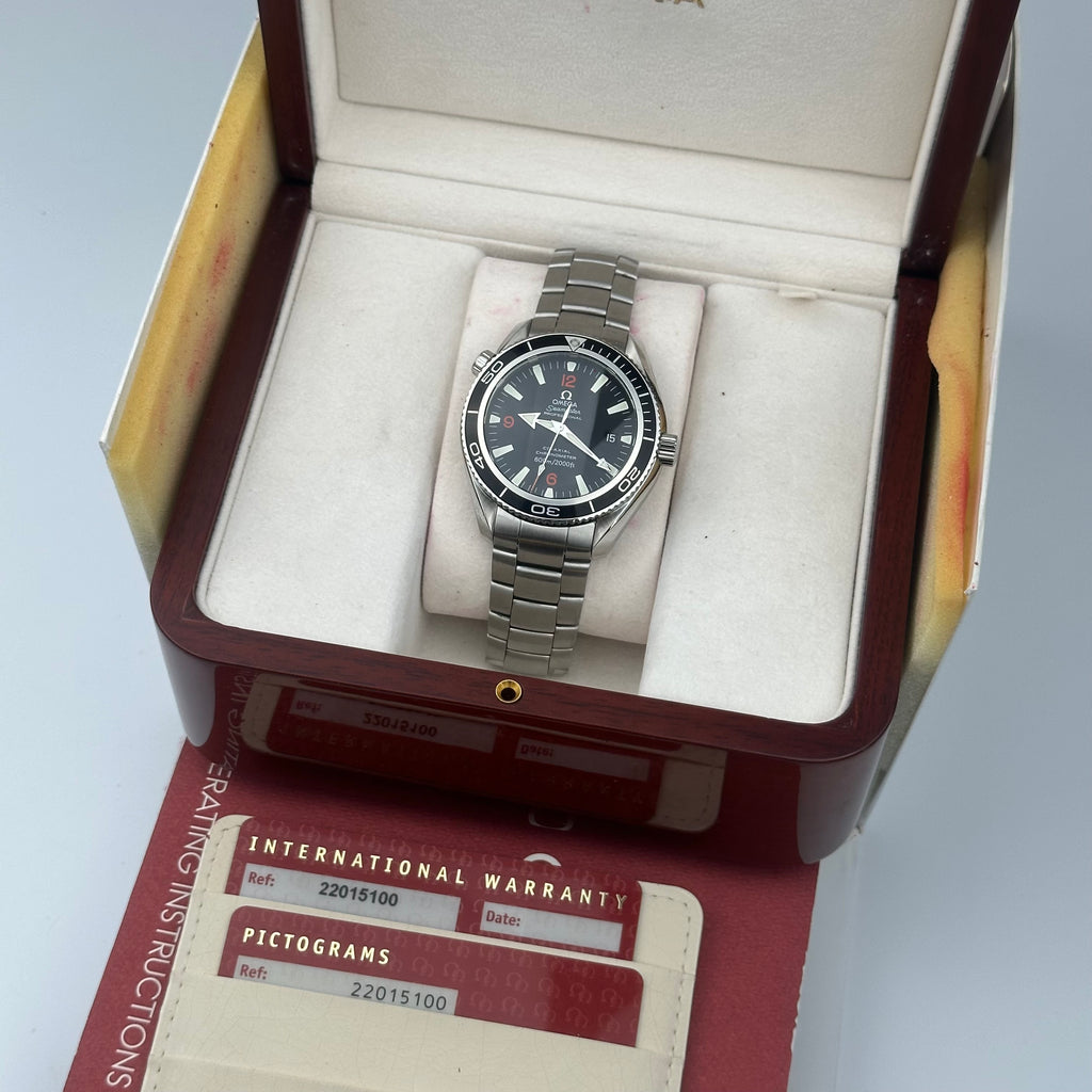 Omega Planet Ocean Black - 2201.51 42mm Box Papers