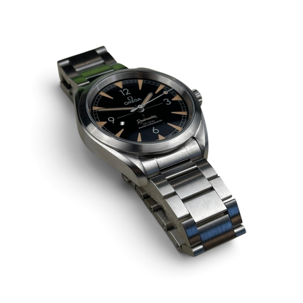 2025 Omega Railmaster Black - 220.10.40.20.01.001 Box Papers