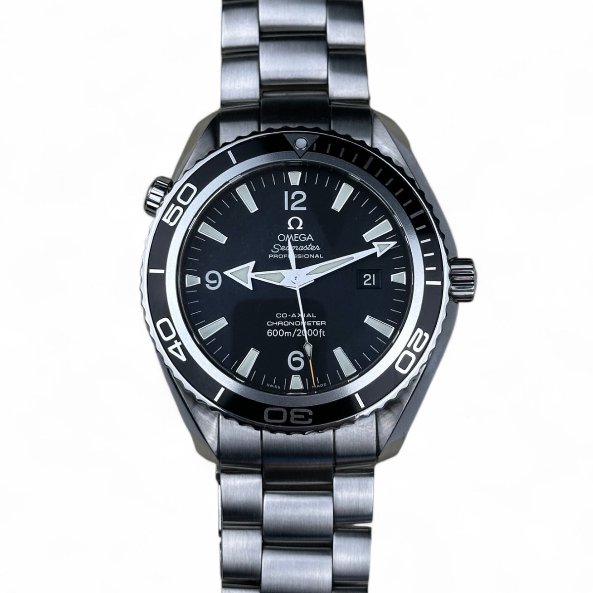 Omega Planet Ocean Black 45.5mm 2200.50 Box Papers 2008